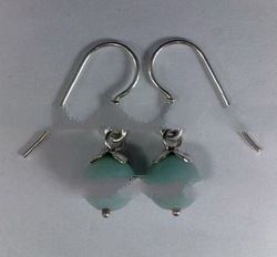 EHFMN13 - SS French Ear Hook with Amazonite