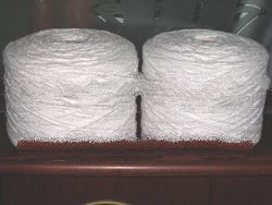 white bleach cotton mop yarn