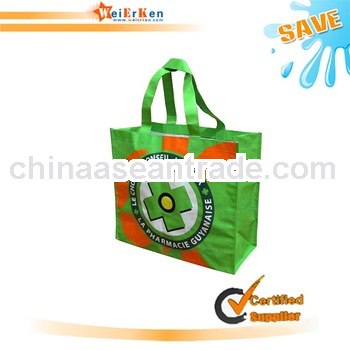 non-woven and screen printing shopping bags
