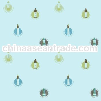 non woven pvc coated kids wallpaper GB72204