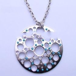 Round Turquoise Necklace