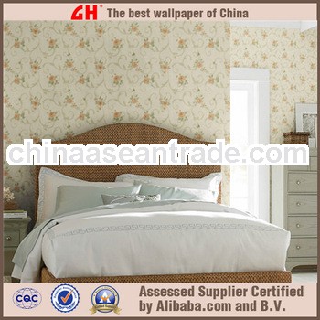 nonwoven clear texture small flower bedroom decoration wallpaper