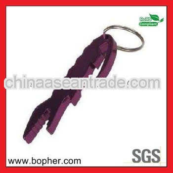 novelty aluminum gun shape bottle opener