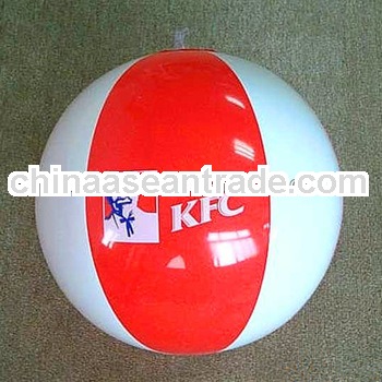 novelty pvc KFC inflatable ball with logo for promotion