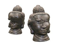 STONE BUDDHA HEAD BH19
