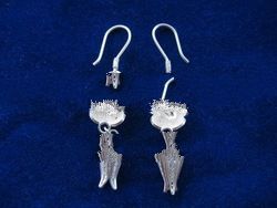 Sterling Silver Filigree Earring