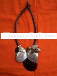 Satin Shell Necklace