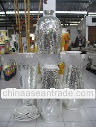 Vases Decoratives : Mosaic Glass Vase