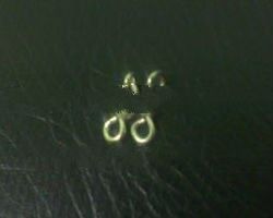 CNFMN09 - Sterling Silver Double Ring with 3mm Ball