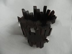 wide wooden bracelet