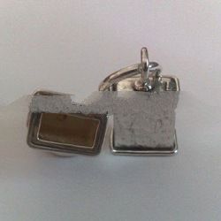 SS Square End Cap with Lips Hammer Finished