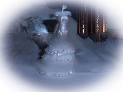 Candle Wedding Souvenir - RImple Wedding Dress Candle