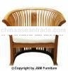 Teak armchair