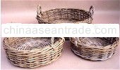 Round Kubu Basket Sets of 3