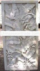 wall decoration - panel - banana leaves