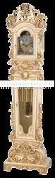 512 Hand Carved Wood Grandfather Clock