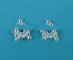 BSFMN02 - Sterling Silver Bead Spacer Star Shaped