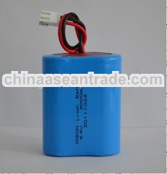6.4V 3Ah Rechargeable LiFePo4 Lithium Battery