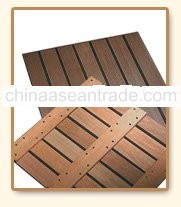 Bangkirai Tiles Lams 12x64 mm