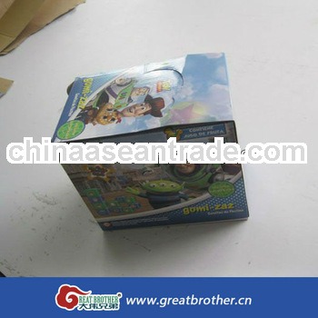 offset foldable toy packaging for car