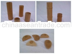 Wooden candle holder