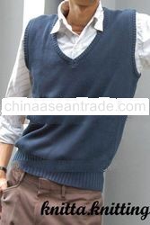 Knitted Vest-Plain