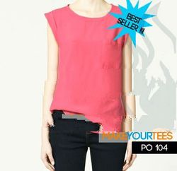 Female Custom Plain T-Shirt