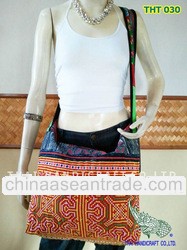 Thai Embroidered HMONG Hill Tribe Shoulder Bag Cross body Bag