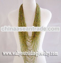 glass beads necklace