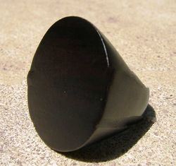 Round Choco wooden ring