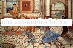 GORGEOUS CERAMIC PAINTING BY ITALIAN ARTIST CATIA NANNI