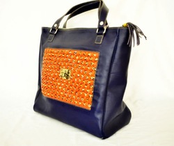 DiS Navy Handbag