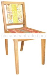 Side chair recycled wood