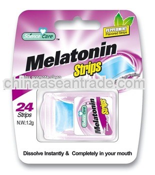 oral mint Melatonin refresh breath Strip