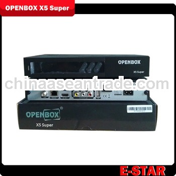 original factory newest digital pvr receiver openbox x5/openbox x5 super support Chinese language