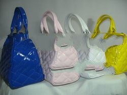 Patent And Patent Quilted Bags