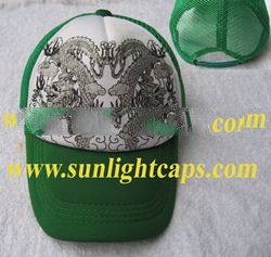 5 panels,mesh cap,print cap