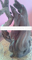 Wood Sculpture Stigi Of Nusa Barong Island Of Java 