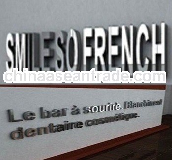 outdoor advertising metal led letter