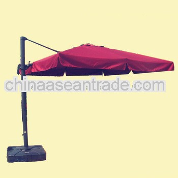 outdoor aluminium square roma umbrella
