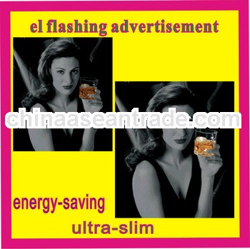 outdoor flashing EL advertis panel