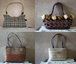 Fashion ladies bag handmade natural material