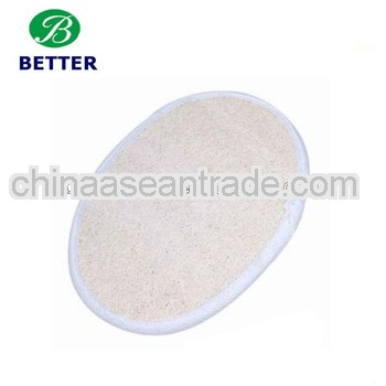 oval shape loofah pad