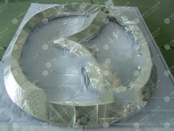 oversized stainless steel 3D car logo