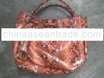 phyton snake leather for bag