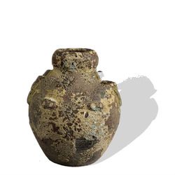 AAH sanblast antique planter- sanblast outdoor pot