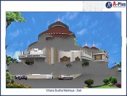 Vihara Budha Maitreya in Bali, Indonesia Architecture Design
