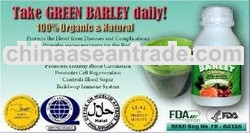 Green Barley Contains The Following:DIET INFORMATION