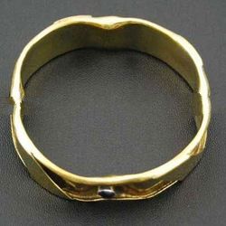 brass bangle cuff Y.305b