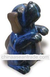 Pottery animal planter